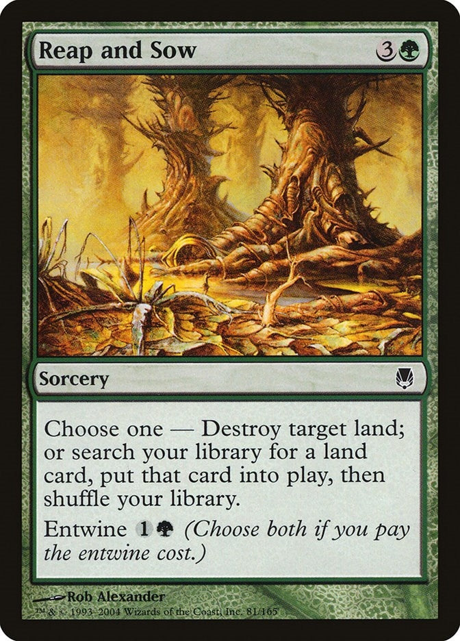 Reap and Sow (81) [DST] - MTG Single
