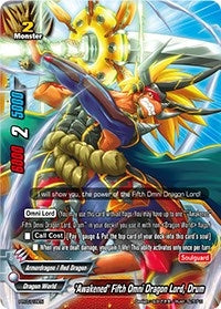 ’Awakened’ Fifth Omni Dragon Lord Drum (118) [PR] - Future Card BuddyFight Single
