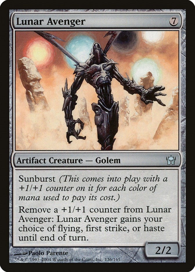 Lunar Avenger (136) [5DN] - MTG Single