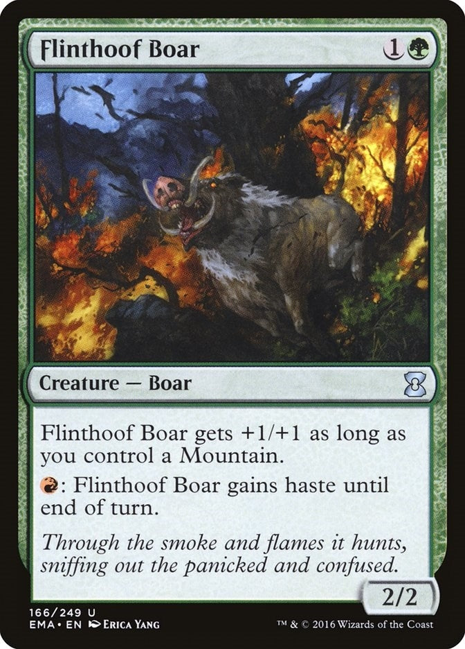 Flinthoof Boar (166) [EMA] - MTG Single