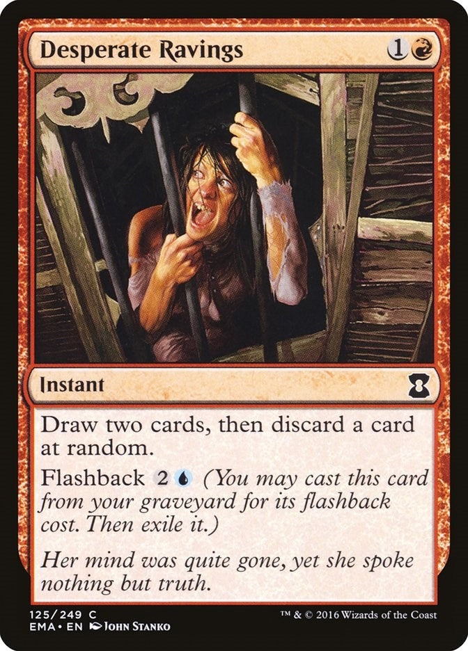 Desperate Ravings (125) [EMA] - MTG Single
