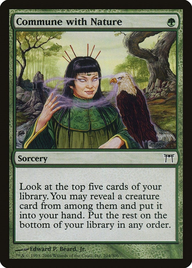 Commune with Nature (204) [CHK] - MTG Single