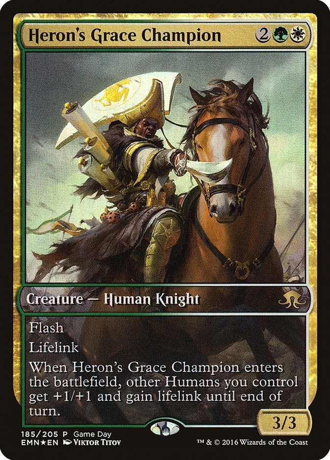 Heron’s Grace Champion (185) [GAME] - MTG Single