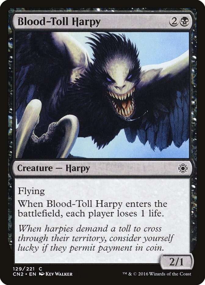 Blood-Toll Harpy (129) [CN2] - MTG Single