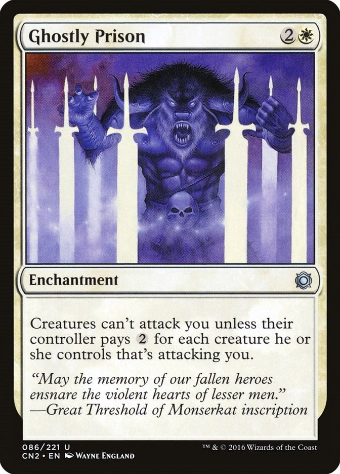 Ghostly Prison (86) [CN2] - MTG Single