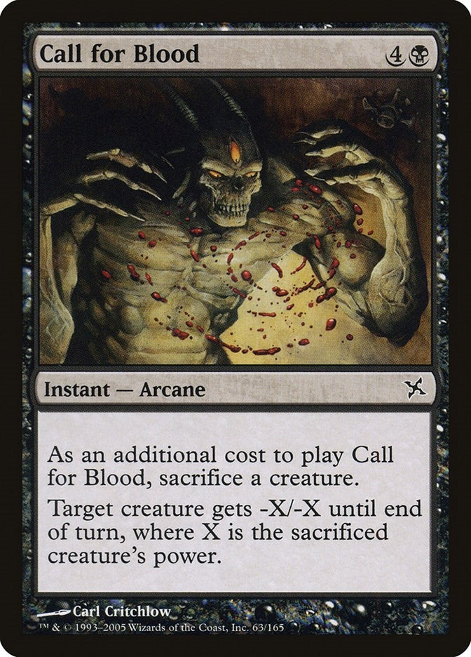 Call for Blood (63) [BOK] - MTG Single