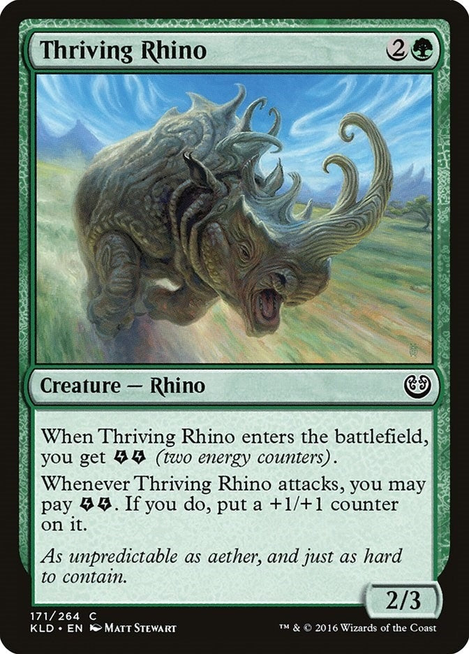 Thriving Rhino (171) [KLD] - MTG Single