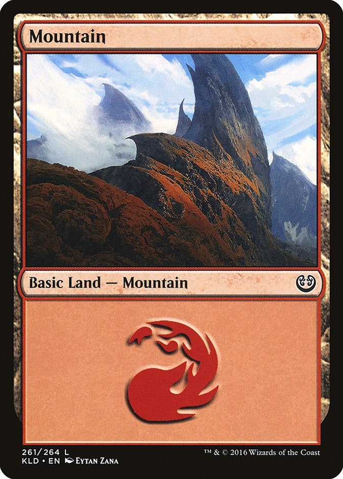 Mountain (261) (261) [KLD] - MTG Single