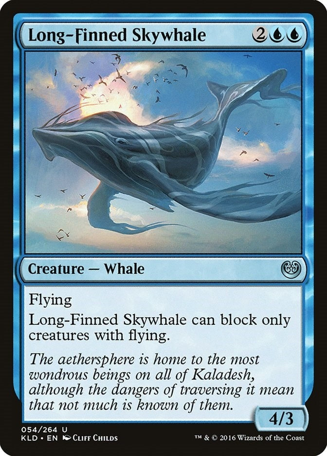 Long-Finned Skywhale (54) [KLD] - MTG Single