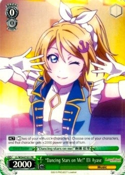 ’Dancing Stars on Me!’ Eli Ayase (34101) [LL/W34] - Weiss Schwarz Single