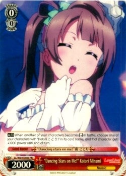 ’Dancing Stars on Me!’ Kotori Minami (34105) [LL/W34] - Weiss Schwarz Single