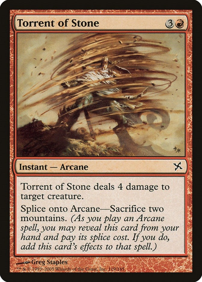 Torrent of Stone (119) [BOK] - MTG Single