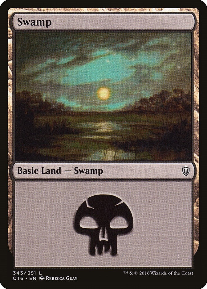 Swamp (343) (343) [C16] - MTG Single