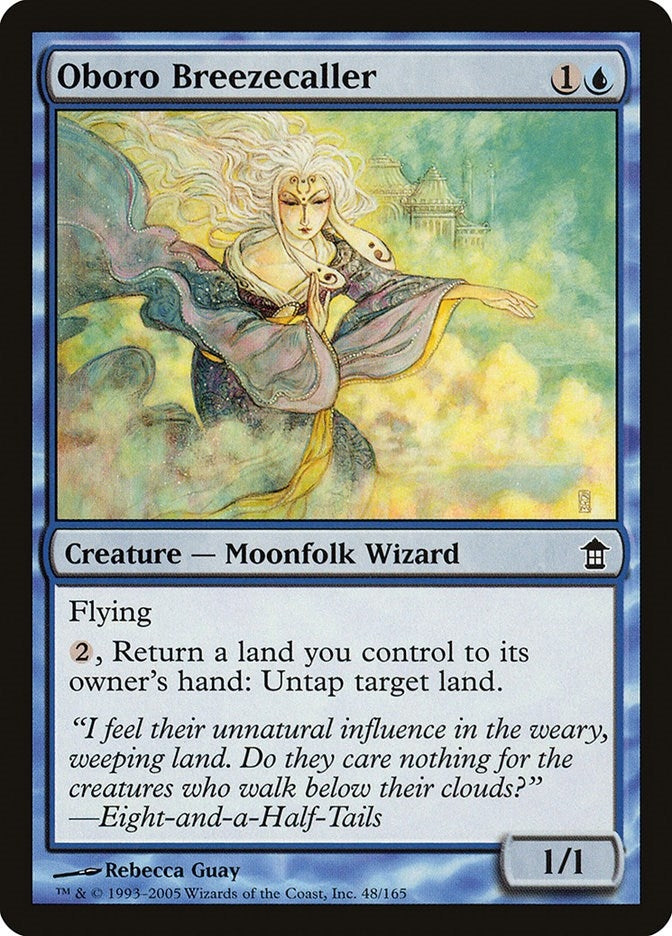 Oboro Breezecaller (48) [SOK] - MTG Single