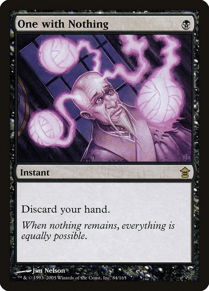 One with Nothing (84) [SOK] - MTG Single