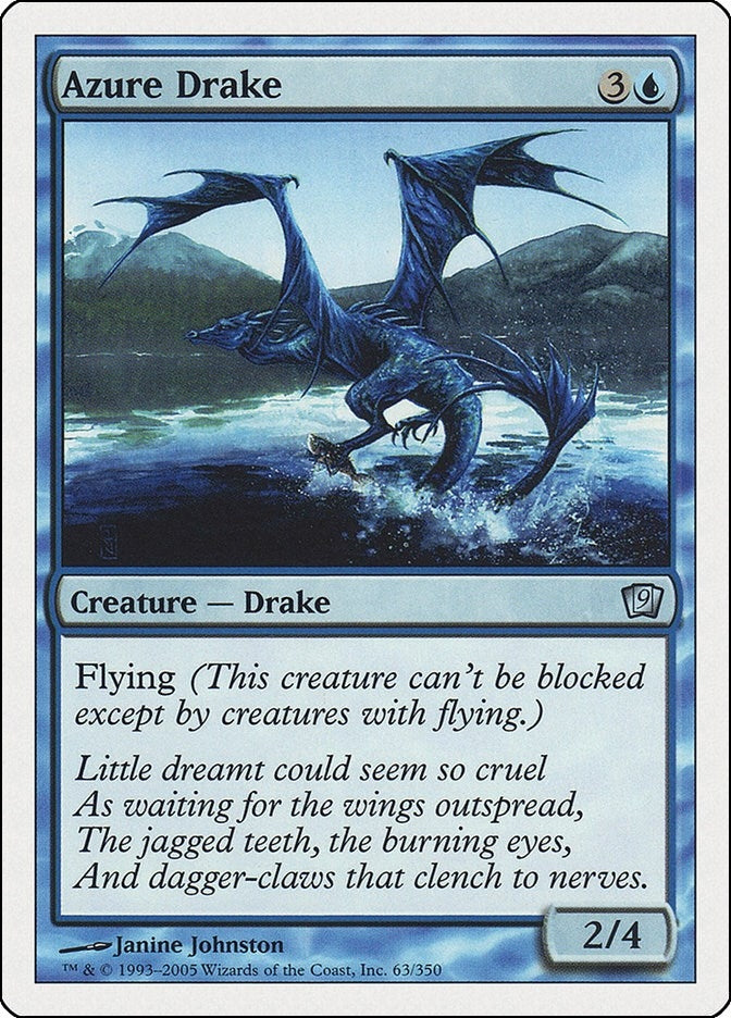 Azure Drake (63) [9ED] - MTG Single