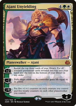 Ajani Unyielding (127) [AER] - MTG Single