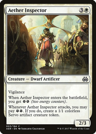 Aether Inspector (3) [AER] - MTG Single
