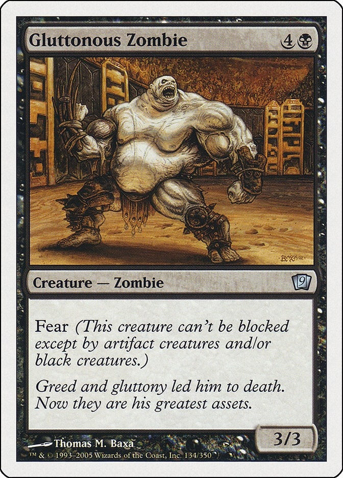 Gluttonous Zombie (134) [9ED] - MTG Single