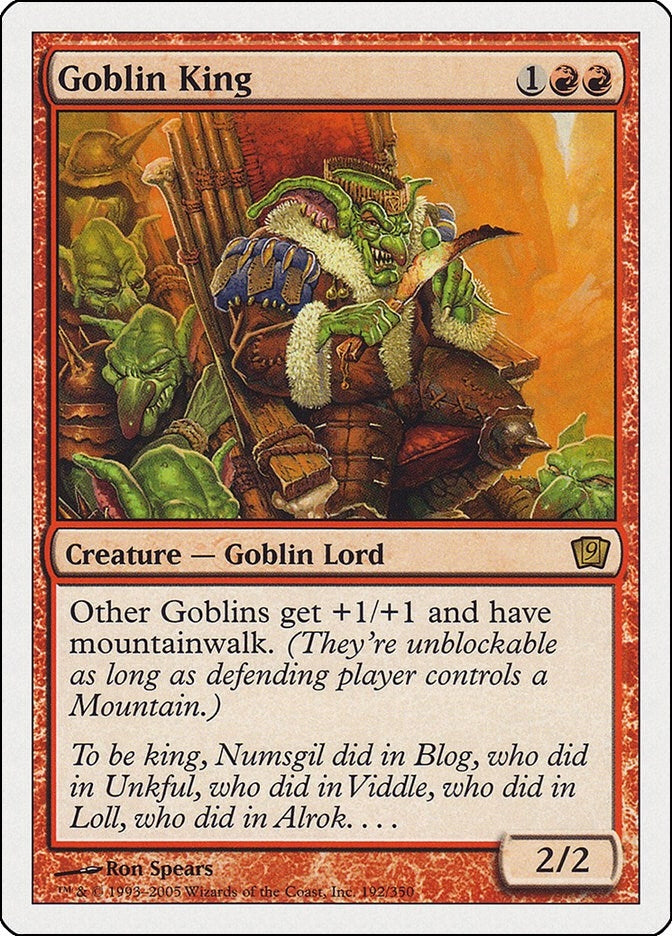 Goblin King (192) [9ED] - MTG Single
