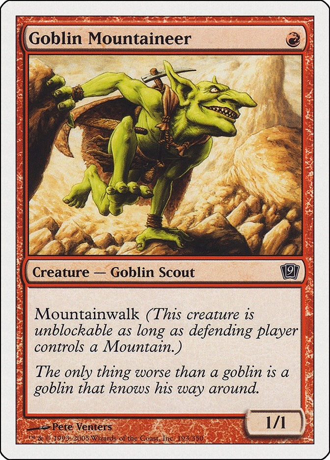 Goblin Mountaineer (193) [9ED] - MTG Single