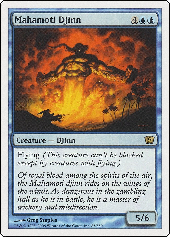 Mahamoti Djinn (85) [9ED] - MTG Single
