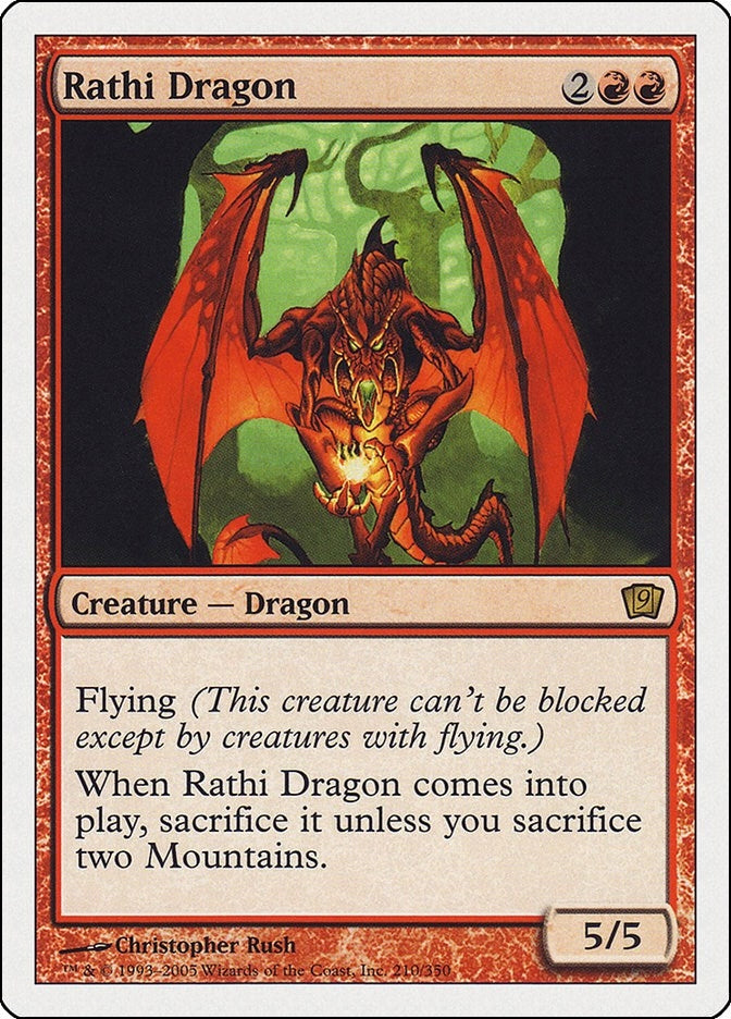 Rathi Dragon [9ED] - MTG Single