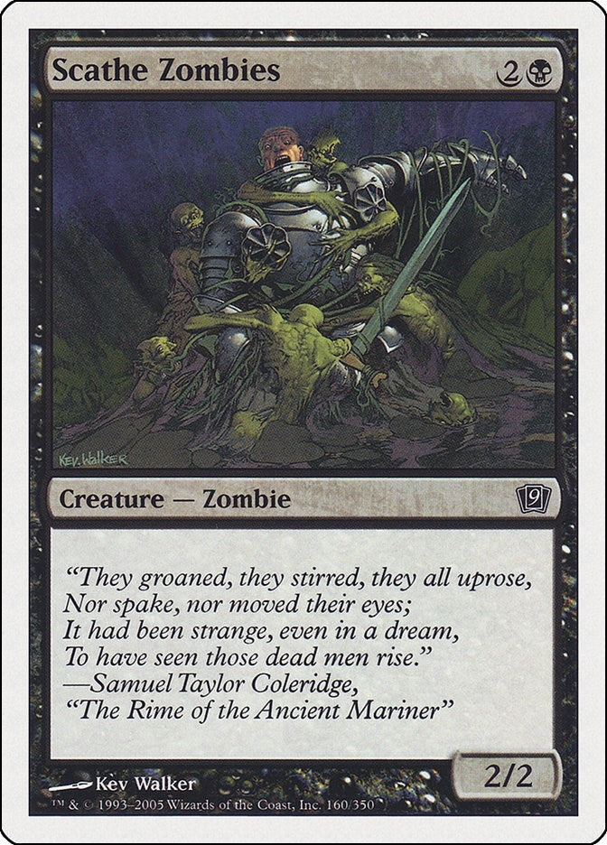 Scathe Zombies (160) [9ED] - MTG Single