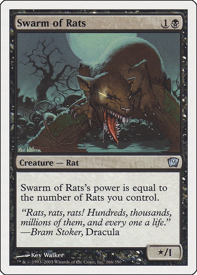 Swarm of Rats (166) [9ED] - MTG Single
