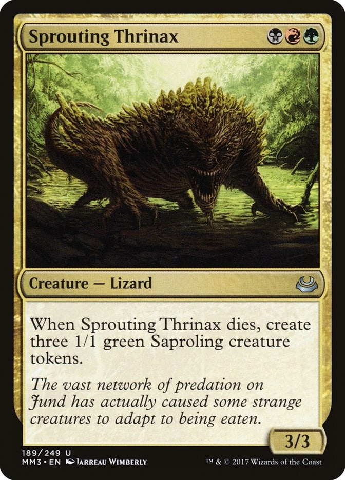 Sprouting Thrinax (189) [MM3] - MTG Single