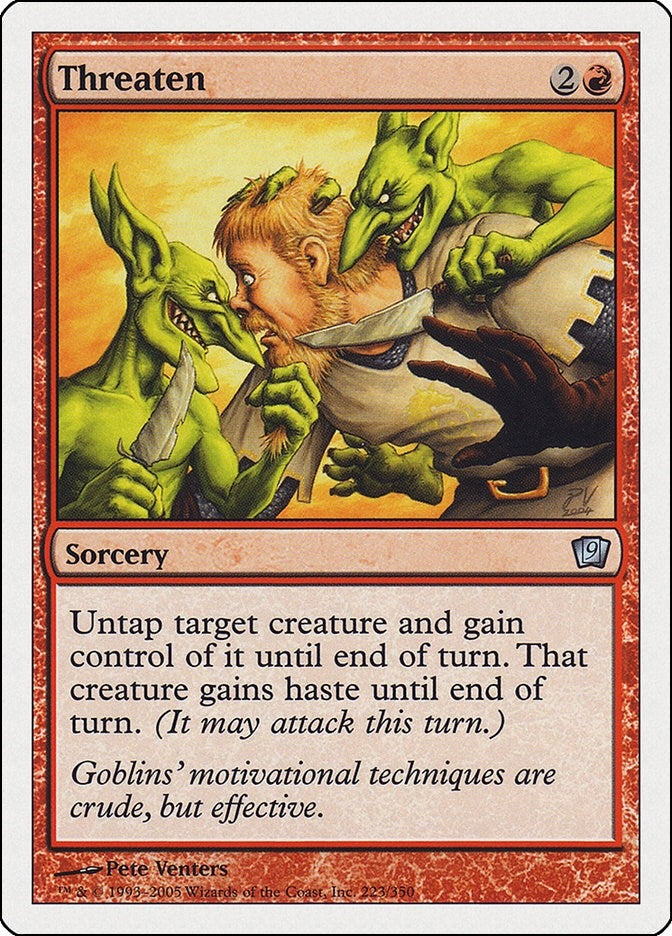 Threaten (223) [9ED] - MTG Single