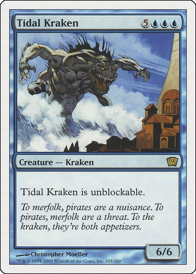 Tidal Kraken (105) [9ED] - MTG Single