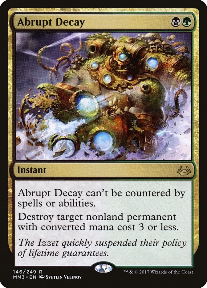 Abrupt Decay (146) [MM3] - MTG Single