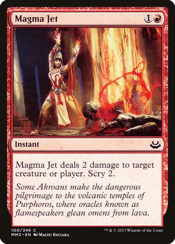 Magma Jet (100) [MM3] - MTG Single