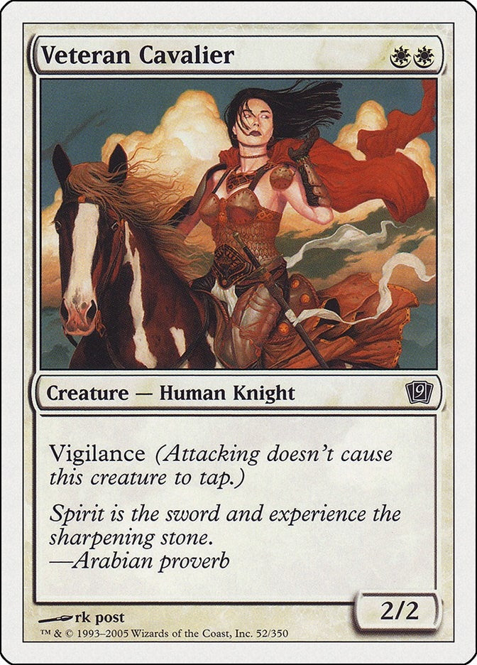 Veteran Cavalier (52) [9ED] - MTG Single