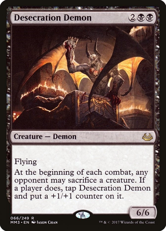 Desecration Demon (66) [MM3] - MTG Single