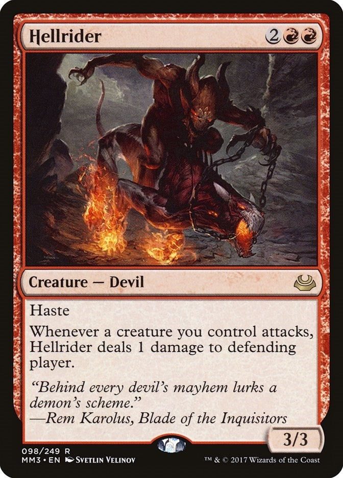 Hellrider (98) [MM3] - MTG Single