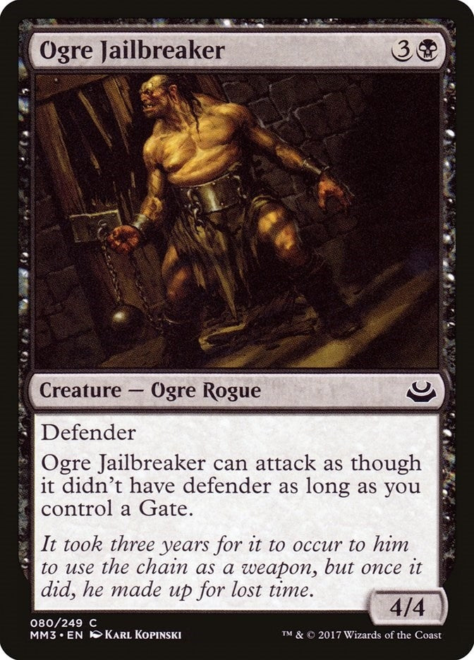 Ogre Jailbreaker (80) [MM3] - MTG Single