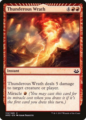 Thunderous Wrath (113) [MM3] - MTG Single