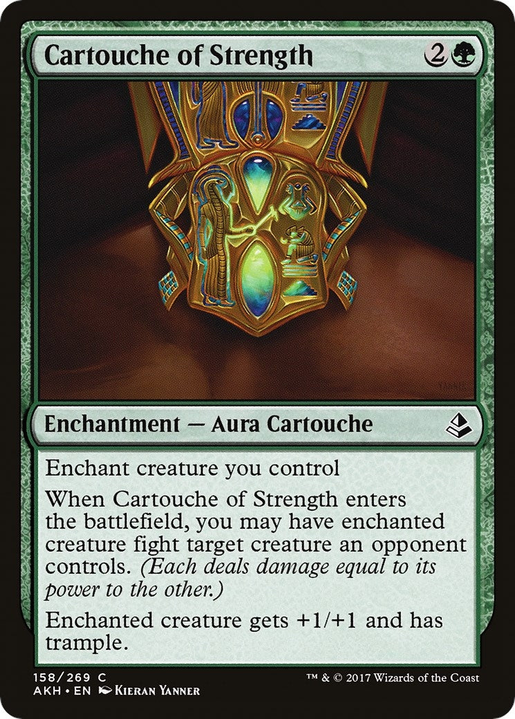 Cartouche of Strength (158) [AKH] - MTG Single