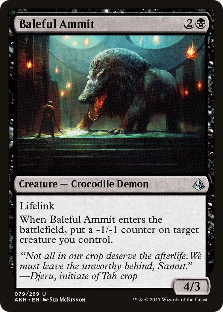 Baleful Ammit (79) [AKH] - MTG Single