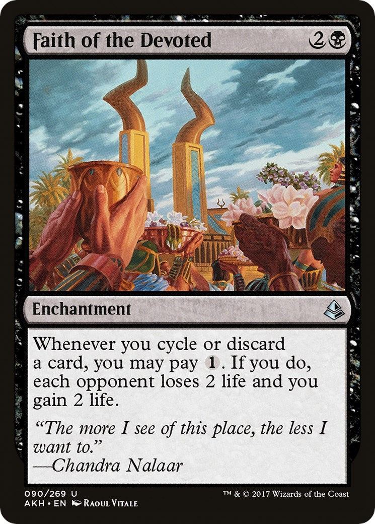Faith of the Devoted (90) [AKH] - MTG Single