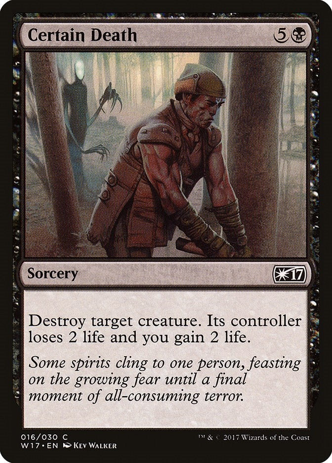 Certain Death (16) [W17] - MTG Single