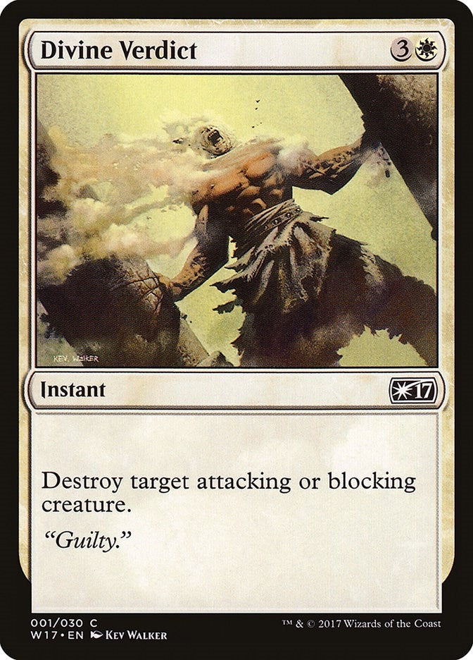 Divine Verdict (1) [W17] - MTG Single