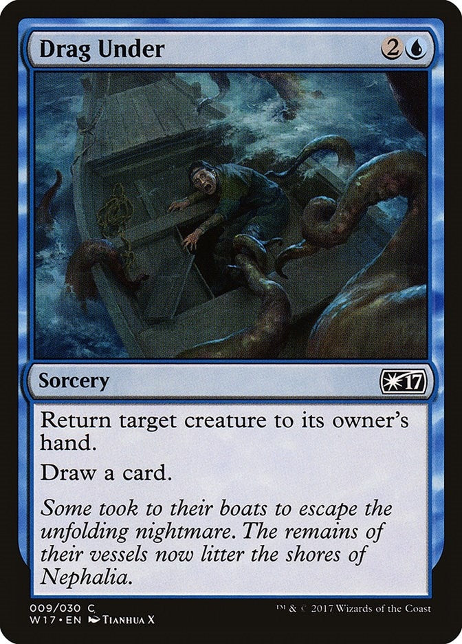 Drag Under (9) [W17] - MTG Single