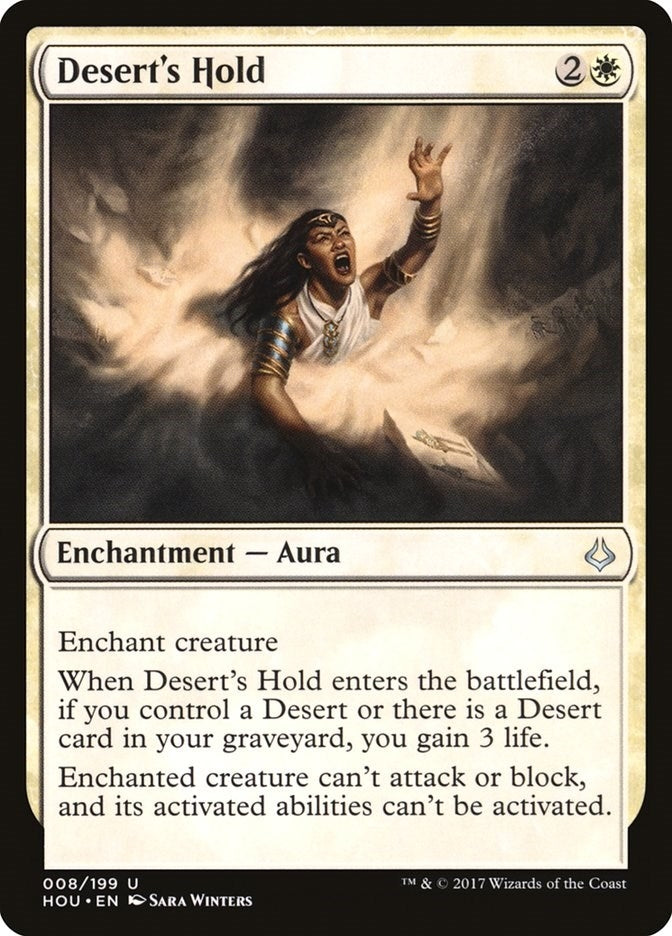 Desert’s Hold (8) [HOU] - MTG Single