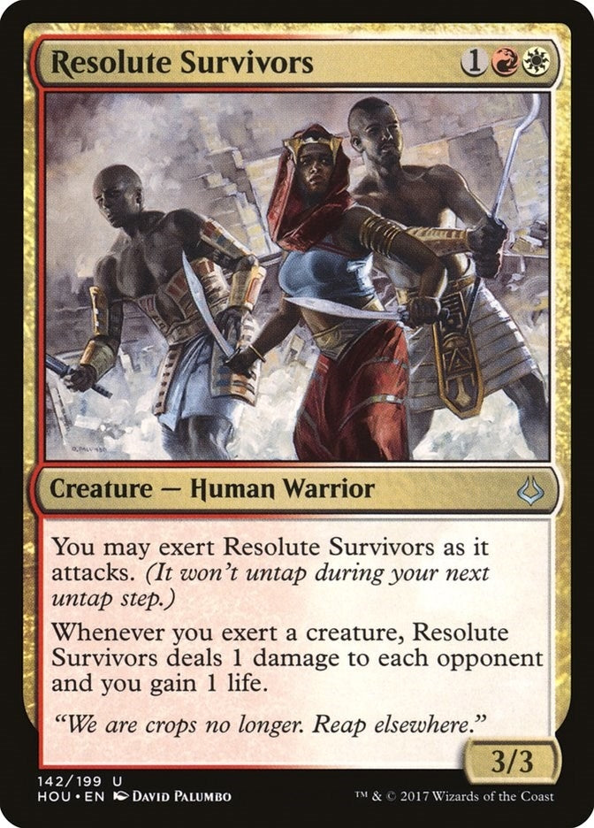 Resolute Survivors (142) [HOU] - MTG Single