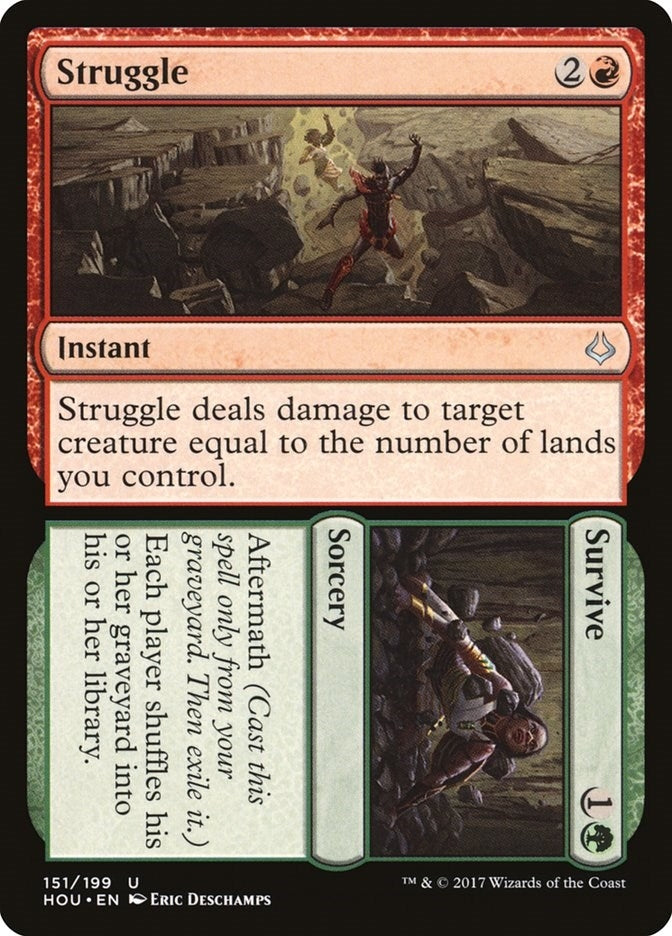 Struggle // Survive (151) [HOU] - MTG Single