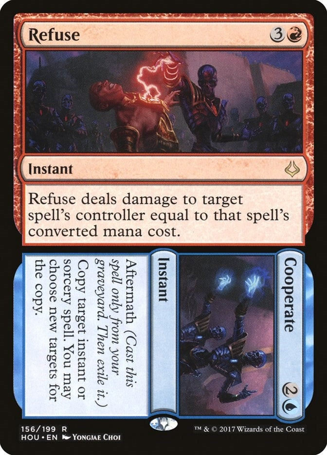 Refuse // Cooperate (156) [HOU] - MTG Single