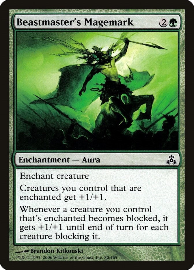 Beastmaster’s Magemark (80) [GPT] - MTG Single